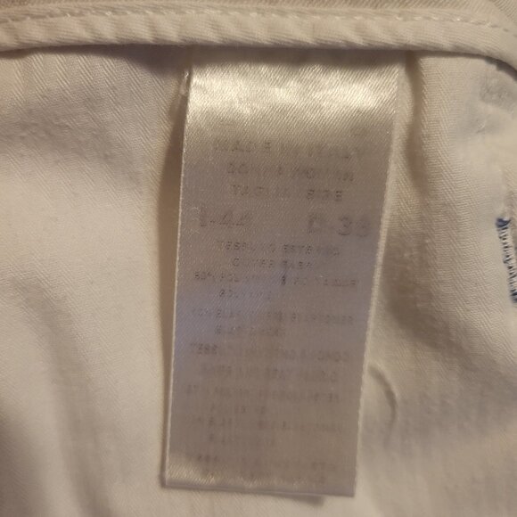 ANIMO White Grip Knee Patch Breeches size I 38 Pocket Detail Italy Equestrian - Picture 4 of 12